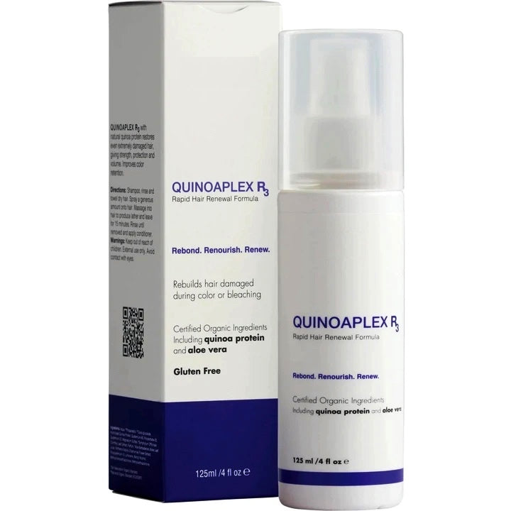 QUINOAPLEX R3 Hair Repair with natural quinoa protein 125 mL / 4 fl.oz. bottle and box
